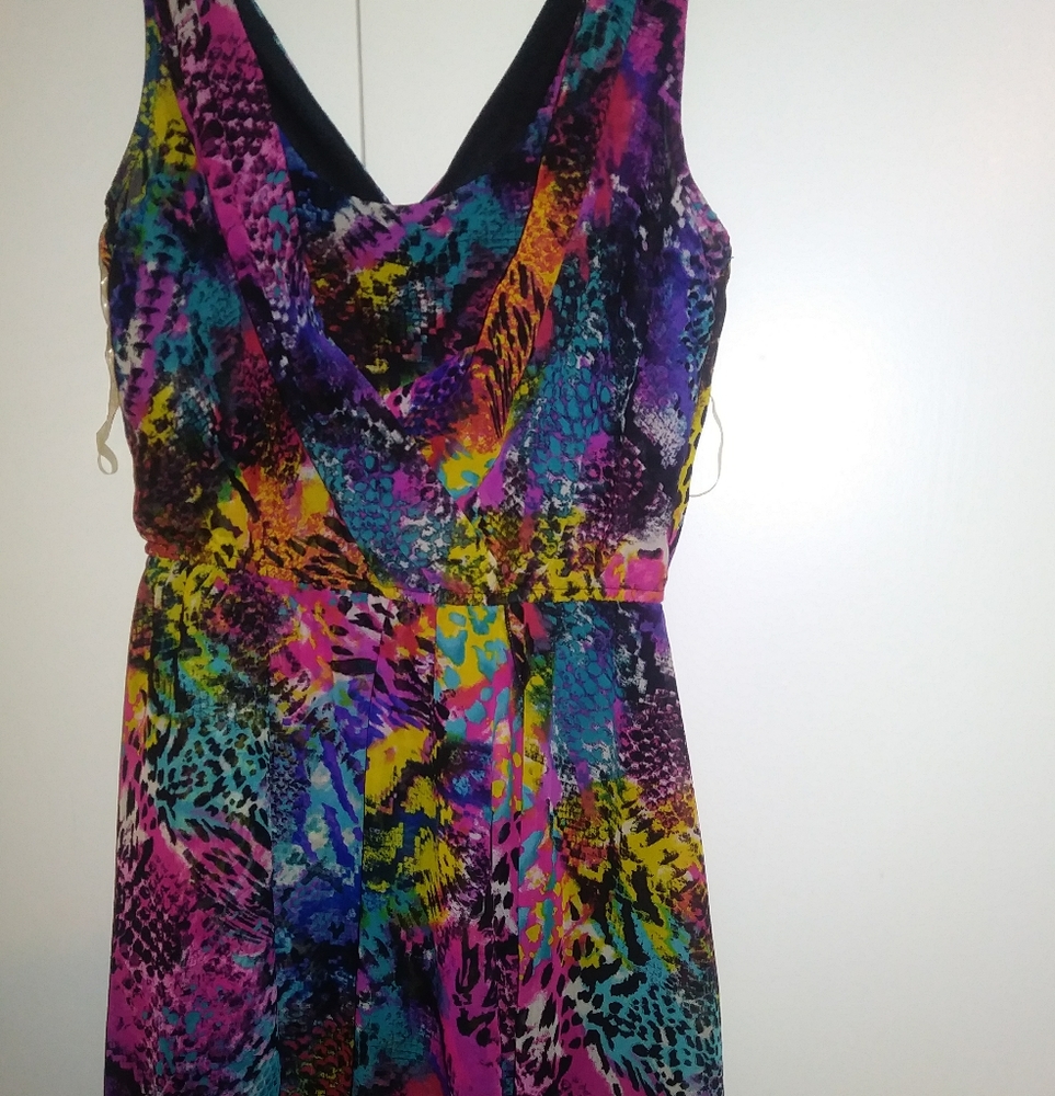 🌈Rainbow colored dress